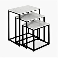 Table basse carrée en fer de qualité assurée, design moderne, personnalisable, mobilier de salon par des exportateurs indiens