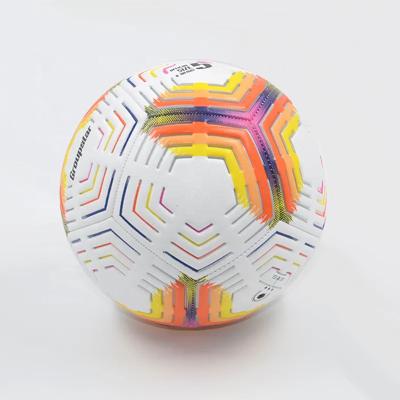 Individuell bedruckter Fußball Fußballbälle offizielle Größe Fußballmaschine Nähbälle