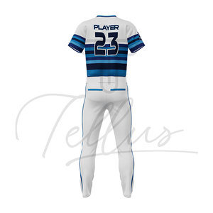 Ensemble de tenue de baseball à manches courtes personnalisé imprimé fabriqué au Pakistan 100% polyester respirant à séchage rapide - Product Image 2