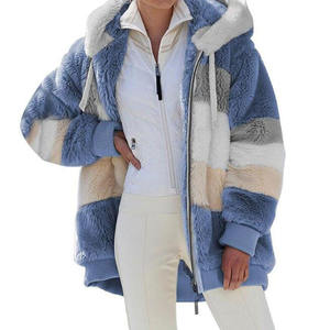 Veste universitaire chaude pour hommes automne hiver à manches longues grande taille 2024 couleur bloc fermeture éclair peluches avant 100% coton séchage rapide - Product Image 4