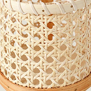 Petit panier de rangement multifonctionnel en rotin naturel moderne et écologique - Product Image 6