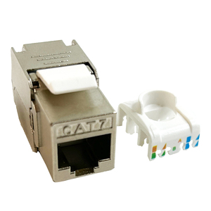 Module Jack Ethernet pour Panneau de Brassage, sans Outil, 8P8C, <span class=keywords><strong>RJ45</strong></span> STP FTP Blindé CAT7, Jack Keystone 180 Degrés - Product Image 3