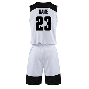 Manufacture Best Quality OEM Wholesale Reversible Sublimated Custom Plus Size Printed Basketball Uniform Set Summer Breathable - Product Image 3