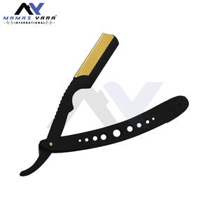 Navaja de Afeitar Profesional de Borde Recto, Calidad de Salón, para Afeitado al Ras, Herramienta de Seguridad para Hombres - Product Image 5