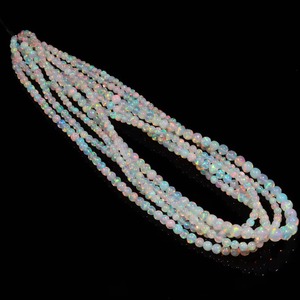 100% perles d'opale éthiopienne naturelle Welo excellentes brins d'opale de feu pour collier perles de pierre - Product Image 4