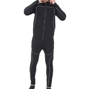 Ensemble de survêtement d'hiver personnalisé de haute qualité, respirant, uni, délavé à l'acide, léger, avec capuche, logo, taille XL, coupe-vent, teint en pièce - Product Image 3