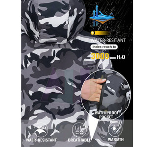 Breathable Eco-Friendly High Quality Men Softshell Winter Jacket with Front Custom Logo Casual Style - Product Image 3