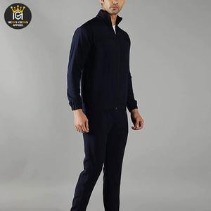 Vente en gros de survêtement de jogging à col montant de haute qualité pour hommes avec logo personnalisé Survêtement d'échauffement pour entraînement de gymnastique pour hommes - Product Image 4