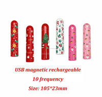 Vibrateur personnalisé en forme de balle, avec logo de marque, impression de motifs, jouets sexuels BlueRabbit, OEM, étiquette privée, vente en gros