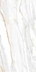 Apolo blanc 1600x3200 dalle de porcelaine haute brillance corps paysage chinois peinture pierre frittée dessus de table salle de bain vanité - Product Image 5