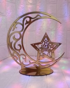 Centro de mesa de decoración de Ramadán de Metal decorativo con luna creciente para mesa de comedor Eid y celebración familiar en el hogar - Product Image 2