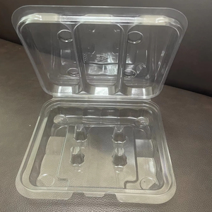 กล่องพลาสติกสำหรับเก็บอาหารที่สะดวกและปลอดภัยสำหรับเค้กที่มีดีไซน์ฝาพับปลอดภัยหนา0.5มม. จากเวียดนาม - Product Image 1