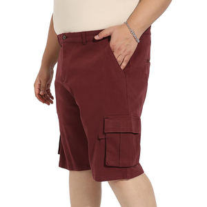 Short cargo ample de haute qualité pour hommes Service OEM Tissu WORSTED à motif solide Vêtements de style High Street à un prix - Product Image 3