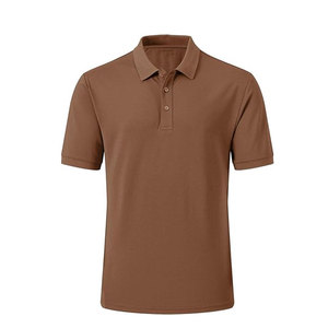 Camisas Polo de Manga Corta para Hombre, Camisa de Punto Vintage, Camisas de Golf Casuales con Botones - Product Image 5