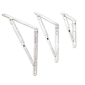 SOPORTE ESTANTERIA PLEGABLE color blanco capacidad de carga 50 kg. - Product Image 1