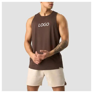 Camiseta sin Mangas Deportiva para Hombre, Personalizada al por Mayor, Transpirable, para Gimnasio y Entrenamiento - Product Image 1