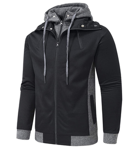 OEM Sweat à capuche surdimensionné en coton teint uni de haute qualité Sweat à capuche unisexe avec logo imprimé polaire lourde pour l'hiver Personnalisé uni pour hommes - Product Image 2