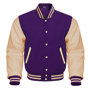 Veste de baseball haut de gamme la plus vendue, col montant, streetwear d'hiver, doublure polaire, décontractée pour homme - Product Image 1