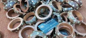 Bracelets en bois légers pour filles Accessoires de mode fabriqués à la main Écologique Vêtements élégants Tradebyd - Product Image 5