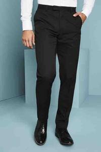 Pantalones elegantes ligeros transpirables para gerente de oficina, Pantalones rectos de cintura media de lona para el trabajo diario, servicio OEM disponible - Product Image 4