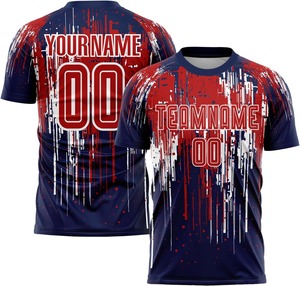 Conjunto de camisetas de fútbol de transferencia térmica OEM ODM personalizado 2025. Kit de fútbol ligero antibacteriano de secado rápido al por mayor MOQ bajo - Product Image 1