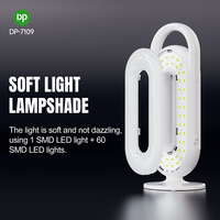 SMD LED wiederauf ladbarer Ring Not licht Camping Licht Nachtlicht Touch Switch Solar Aufladung mit Griff