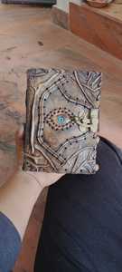 Cuaderno de cuero de inspiración vintage de ágata hecho a medida, perfecto para escribir diarios y dibujar. Ideal para regalar y uso personal - Product Image 5