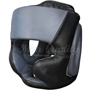 Protector de Cabeza de Boxeo MMA Ajustable, Ligero y Transpirable de PU para Hombre, Calidad Premium, Hecho en Pakistán - Product Image 2