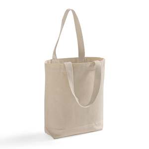 กระเป๋าผ้าแคนวาสขนาดเล็ก 12 นิ้ว สำหรับใส่หนังสือ สีพื้น TC212 - Product Image 3