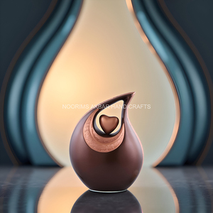 Modern Bronze Cremation Urn for Human Ashes Unique <b>Memorial</b> Funeral Tribute Keepsake Factory Direct Price Bulk Supplier Exporter - Product Image 4