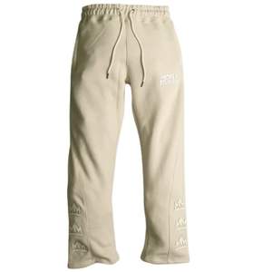 Pantalons de survêtement en coton lourd neutre pour hommes, coupe décontractée, poche zippée, pantalon de jogging décontracté, vêtements de sport amples - Product Image 1