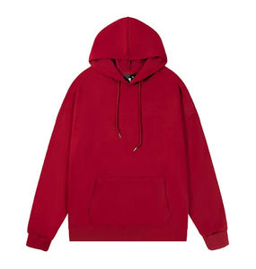 Sweat à capuche surdimensionné en tissu français 100% coton de Jazo Industries, brodé, uni, écologique, respirant, avec logo sur le devant, pour hommes - Product Image 3