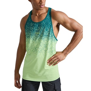 Débardeur Sport Décontracté Homme Respirant Anti-boulochage Anti-rétrécissement Logo Personnalisé 100% Polyester Écologique Col Rond Nouvelle Tendance - Product Image 5