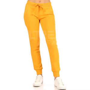 Premium Quality Contrast Color Fleece Lightweight Quick Dry Spandex/<b>Nylon</b> Drawstring Closure Women <b>Joggers</b> Comfortable Active - Product Image 1