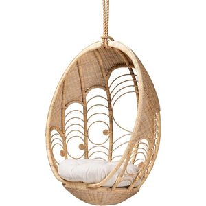 Umika One Size Natural Rattan <b>Hanging</b> <b>Chair</b> for <b>Garden</b> Use - Product Image 1