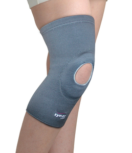 Genouillère OEM à rotule ouverte avec tissu de compression respirant, fermeture auto-agrippante et conception légère et confortable pour un soutien optimal - Product Image 3