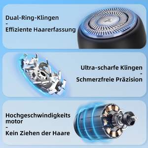 Mini rasoir électrique rechargeable par USB, compact, portable, étanche, sans fil, pour homme et femme, pour les voyages et la maison - Product Image 4