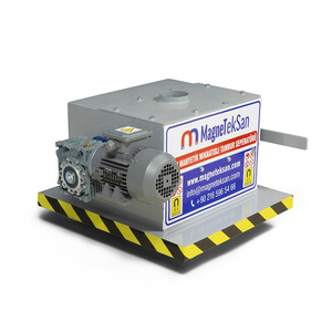 Separador de Tambor de Acero Inoxidable Semimagnético de Grado Alimenticio Magneteksan, Tolerancia del 1%, Diámetro 219x360mm, para Polvo y Gránulos - Product Image 1