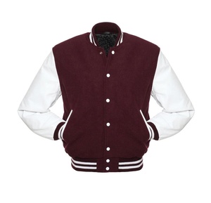 Chaqueta Universitaria de Béisbol Personalizada de Alta Calidad de Fabricante OEM, Chaqueta Universitaria Informal de Invierno para Hombre - Product Image 2