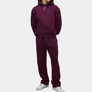 Trajes Deportivos de Fabricación al por Mayor a Precio de Fábrica, Logotipo Personalizado, Trajes Deportivos de Alta Calidad para Hombre, Estilo Holgado, Lavados - Product Image 1