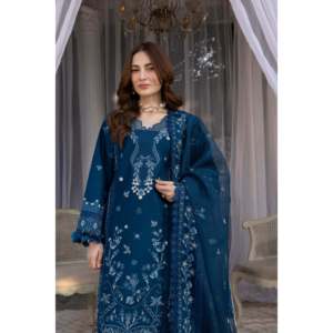 Conjuntos de Traje Bordado para Mujer Mehm-Daisy Lawn MBN-08 - Product Image 5