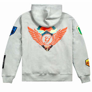 Fabricant de sweats à capuche, sweats à capuche personnalisés pour hommes, poids lourd 400 g/m², 100 % coton molletonné, patchwork, streetwear d'hiver, vêtements pour hommes, sweats à capuche à enfiler - Product Image 2