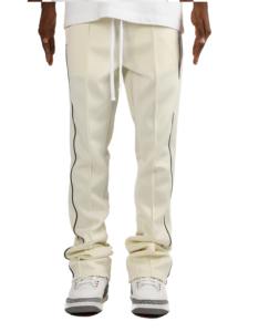 Ensemble de survêtement unisexe pour homme avec pantalon évasé et sweat à capuche imprimé plumes, en toile, décontracté, pour l'hiver - Product Image 4