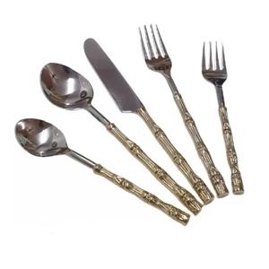 Juego de cubertería de Metal plateado, único y elegante, con acabado dorado, tamaño personalizado, fabricación y proveedor - Product Image 6