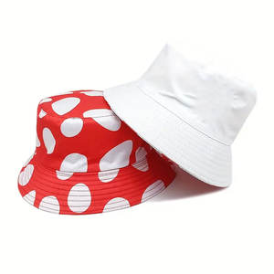 Chapeaux seau compressibles unisexes réversibles de marque privée à bas prix, couleur unie, logo sur mesure, nouvelle arrivée de chapeaux seau - Product Image 3
