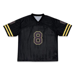 Maillot de football américain disponible au tarif de gros maillot de football respirant anti-rides sur mesure avec léger - Product Image 1