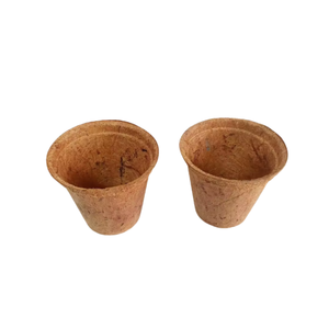 Pots de plantation écologiques biodégradables légers chromés 3L avec trou de drainage, design moderne, en carton pour jardin domestique - Product Image 6