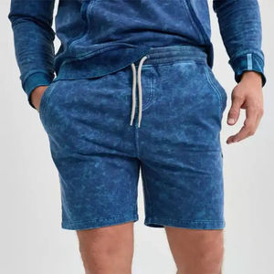 Pantalones cortos informales con lavado ácido para hombre, superventas, color personalizado, 2024 algodón, secado rápido, precio de fábrica, talla M, 100% - Product Image 5