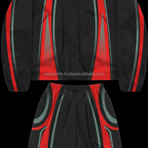 Chaqueta cortavientos de invierno con estilo de talla grande Conjunto fino con cremallera cálida y transpirable al por mayor Conjunto cortavientos de moda personalizado - Product Image 4