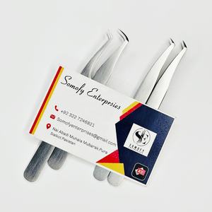 Pince à épiler japonaise en acier inoxydable mat de 10 mm pour extensions de cils, à dents dentelées et lisses, avec logo personnalisé, précision optimale – Meilleures ventes - Product Image 4